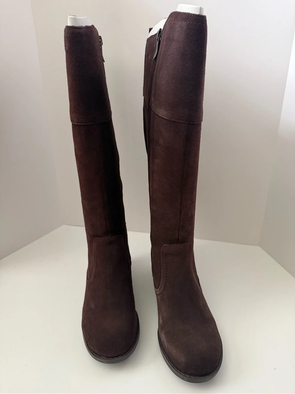 Easy Spirit Grazes Brown Suede Knee High Boots Size 7.5 NIB